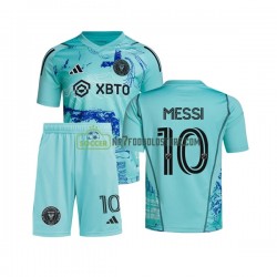 Inter Miami Trøje Lionel Messi 10 Special Børn Hjemmebane Fodboldsæt 2023-2024 Kortærmet