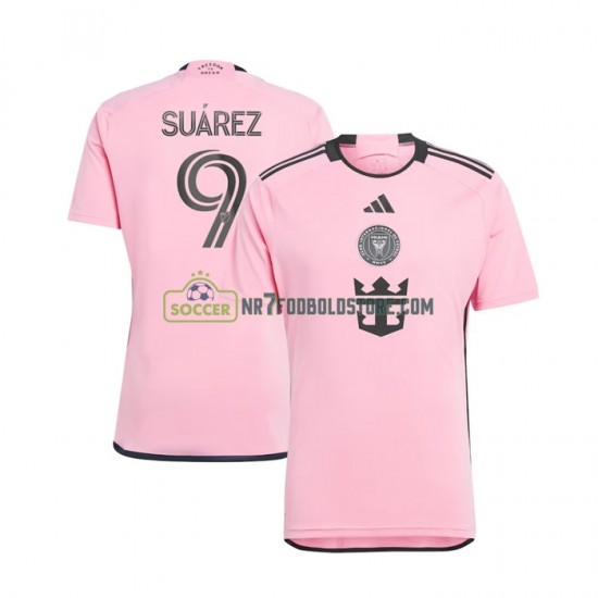 Inter Miami Trøje Suárez Luis 9 Mænd Hjemmebane Fodboldsæt 2024 Kortærmet