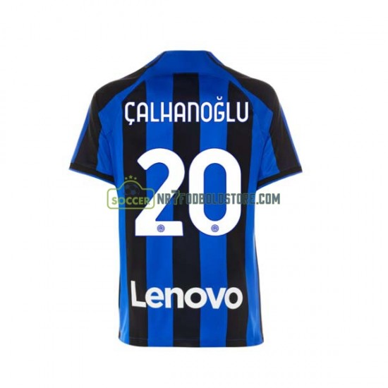 Inter Milan Trøje Hakan Calhanoglu 20 Mænd Hjemmebane Fodboldsæt 2022-2023 Kortærmet