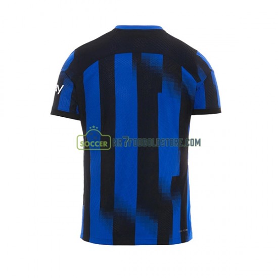 Inter Milan Trøje Mænd Hjemmebane Fodboldsæt 2023-2024 Kortærmet