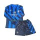 Inter Milan Trøje Børn Hjemmebane Fodboldsæt 2024-2025 Langærmet