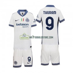 Inter Milan Trøje Marcus Thuram 9 Børn Udebane Fodboldsæt 2024-2025 Kortærmet