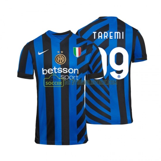 Inter Milan Trøje Mehdi Taremi 99 Mænd Hjemmebane Fodboldsæt 2024-2025 Kortærmet
