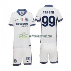 Inter Milan Trøje Mehdi Taremi 99 Børn Udebane Fodboldsæt 2024-2025 Kortærmet