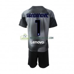 Inter Milan Trøje Samir Handanovic 1 Målmand Børn Hjemmebane Fodboldsæt 2022-2023 Kortærmet