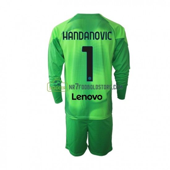 Inter Milan Trøje Samir Handanovic 1 Målmand Børn 3. Valg Fodboldsæt 2022-2023 Langærmet