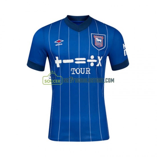 Trøje Ipswich Town Mænd Hjemmebane Fodboldsæt 2024-2025 Kortærmet