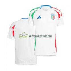 Italien Trøje Mænd Udebane Fodboldsæt Euro 2024 Kortærmet