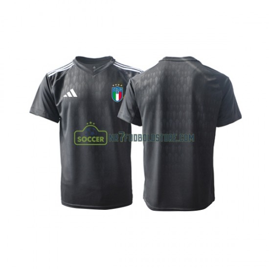 Italien Trøje 2023 Målmand Mænd Udebane Fodboldsæt Kortærmet