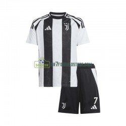 Juventus Trøje Cristiano Ronaldo 7 Børn Hjemmebane Fodboldsæt 2024-2025 Kortærmet