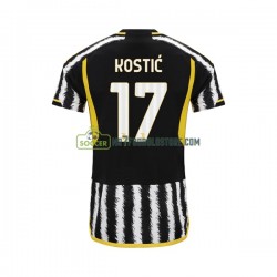 Juventus Trøje Filip Kostic 17 Mænd Hjemmebane Fodboldsæt 2023-2024 Kortærmet