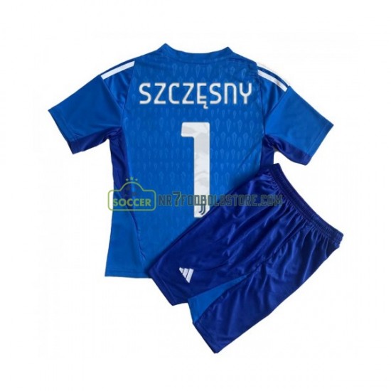 Juventus Trøje Wojciech Szczesny 1 Målmand Børn Hjemmebane Fodboldsæt 2023-2024 Kortærmet
