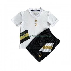 Juventus Trøje Icon Retro Børn Hjemmebane Fodboldsæt 2022-2023 Kortærmet
