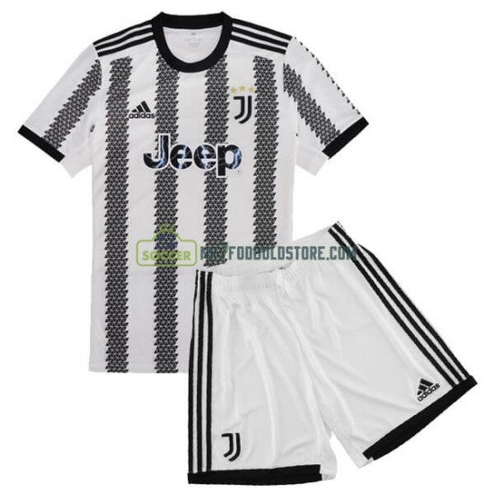 Juventus Trøje Børn Hjemmebane Fodboldsæt 2022-2023 Kortærmet