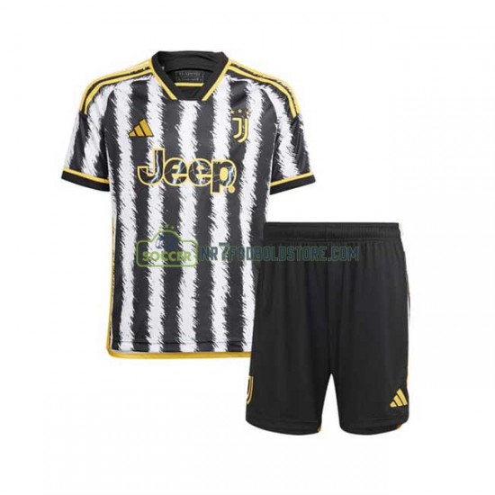 Juventus Trøje Børn Hjemmebane Fodboldsæt 2023-2024 Kortærmet