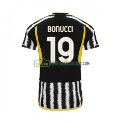 Juventus Trøje Leonardo Bonucci 19 Mænd Hjemmebane Fodboldsæt 2023-2024 Kortærmet
