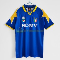 Juventus Trøje Retro Udebane Fodboldsæt 1995-1996 Kortærmet 