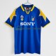 Juventus Trøje Retro Udebane Fodboldsæt 1995-1996 Kortærmet 