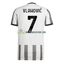 Juventus Trøje Vlahovic 7 Hjemmebane Fodboldsæt 2022-2023 Kortærmet
