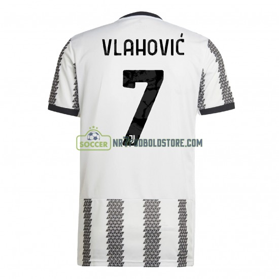 Juventus Trøje Vlahovic 7 Hjemmebane Fodboldsæt 2022-2023 Kortærmet
