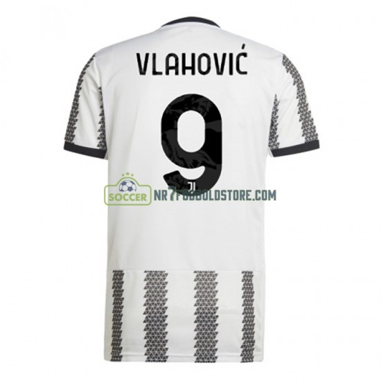 Juventus Trøje Vlahovic 9 Mænd Hjemmebane Fodboldsæt 2022-2023 Kortærmet