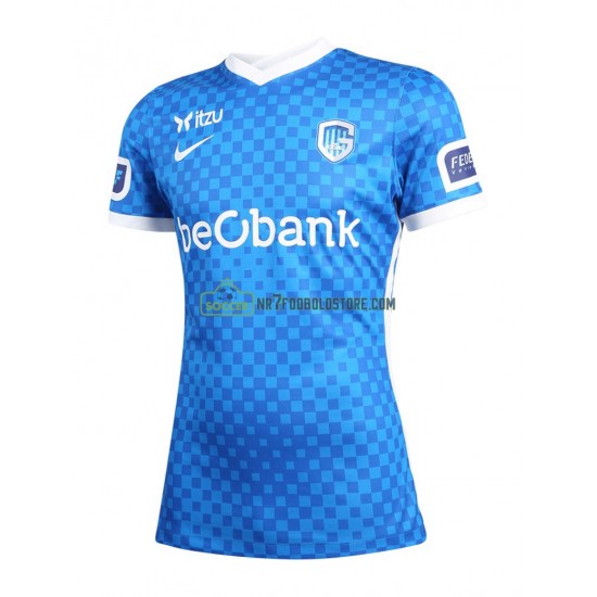 KRC Genk Trøje Hjemmebane Fodboldsæt 2021-2022 Kortærmet 