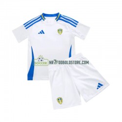 Leeds United Trøje Børn Hjemmebane Fodboldsæt 2024-2025 Kortærmet
