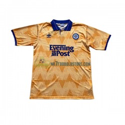 Leeds United Trøje Retro Mænd Udebane Fodboldsæt 1991-1992 Kortærmet
