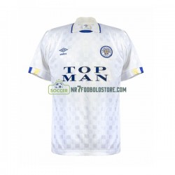 Leeds United Trøje Retro Mænd Hjemmebane Fodboldsæt 1989-1990 Kortærmet