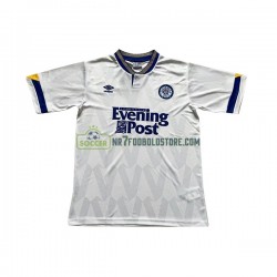 Leeds United Trøje Retro Mænd Hjemmebane Fodboldsæt 1991-1992 Kortærmet