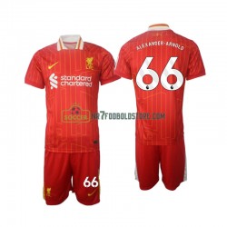Liverpool Trøje Alexander-Arnold 66 Børn Hjemmebane Fodboldsæt 2024-2025 Kortærmet