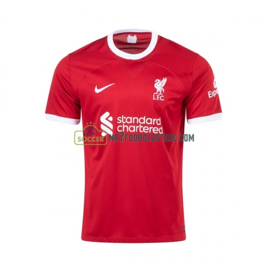 Liverpool Trøje Alexis Mac Allister 10 Børn Hjemmebane Fodboldsæt 2023-2024 Kortærmet