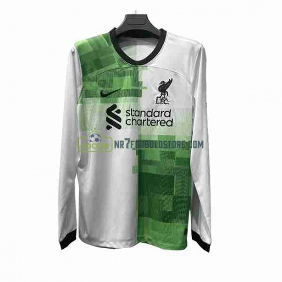 Liverpool Trøje Mænd Udebane Fodboldsæt 2023-2024 Langærmet