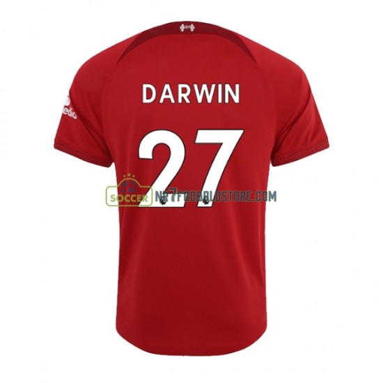 Liverpool Trøje Darwin Nunez 27 Mænd Hjemmebane Fodboldsæt 2022-2023 Kortærmet