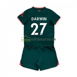 Liverpool Trøje Darwin Nunez 27 Børn 3. Valg Fodboldsæt 2022-2023 Kortærmet