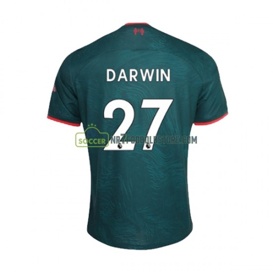 Liverpool Trøje Darwin Nunez 27 Mænd 3. Valg Fodboldsæt 2022-2023 Kortærmet