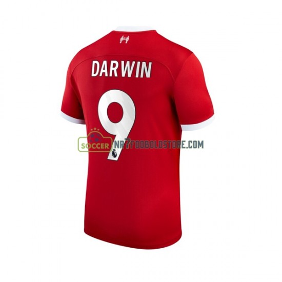 Liverpool Trøje Darwin Nunez 9 Mænd Hjemmebane Fodboldsæt 2023-2024 Kortærmet