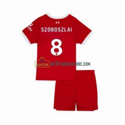 Liverpool Trøje Dominik Szoboszlai 8 Børn Hjemmebane Fodboldsæt 2023 Kortærmet