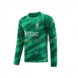Liverpool Trøje Målmand Mænd Hjemmebane Fodboldsæt 2023-2024 Langærmet
