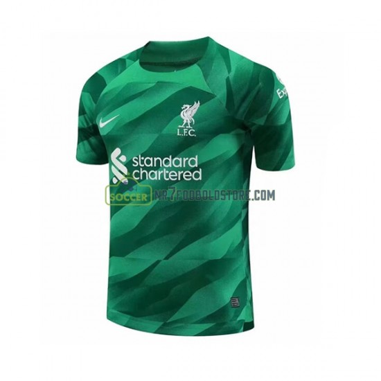 Liverpool Trøje Målmand Mænd Hjemmebane Fodboldsæt 2023-2024 Kortærmet