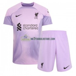 Liverpool Trøje Målmand Børn Hjemmebane Fodboldsæt 2022-2023 Kortærmet