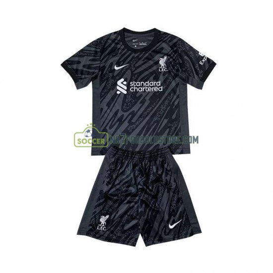 Liverpool Trøje Målmand Børn Hjemmebane Fodboldsæt 2024-2025 Kortærmet