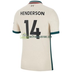 Liverpool Trøje Henderson 14 Udebane Fodboldsæt 2021-2022 Kortærmet 
