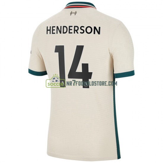 Liverpool Trøje Henderson 14 Udebane Fodboldsæt 2021-2022 Kortærmet 
