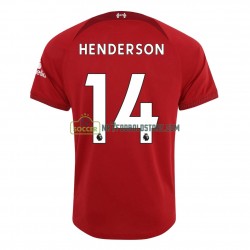 Liverpool Trøje Henderson 14 Hjemmebane Fodboldsæt 2022-2023 Kortærmet