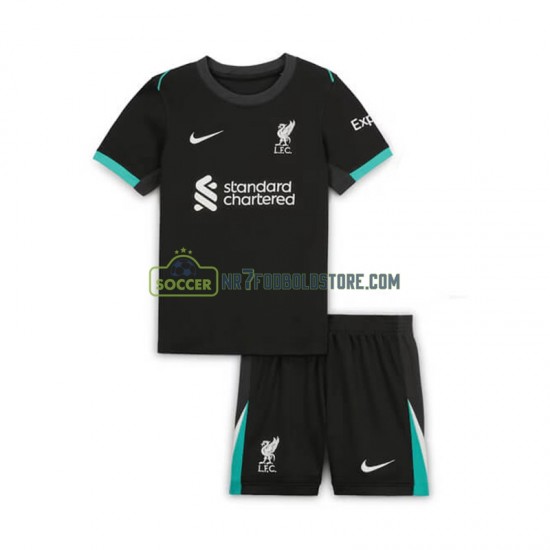Liverpool Trøje Børn Udebane Fodboldsæt 2024-2025 Kortærmet