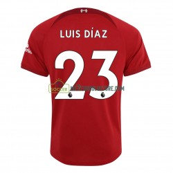Liverpool Trøje Diaz 23 Hjemmebane Fodboldsæt 2022-2023 Kortærmet