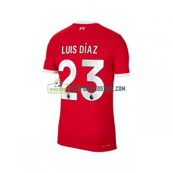 Liverpool Trøje Luis Diaz 23 Mænd Hjemmebane Fodboldsæt 2023-2024 Kortærmet