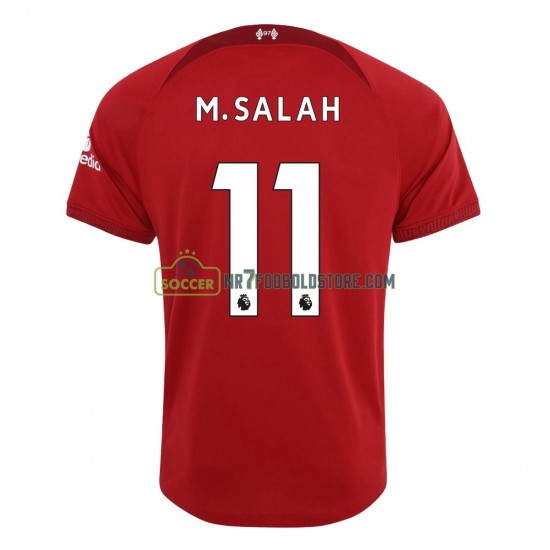 Liverpool Trøje M.Salah 11 Hjemmebane Fodboldsæt 2022-2023 Kortærmet