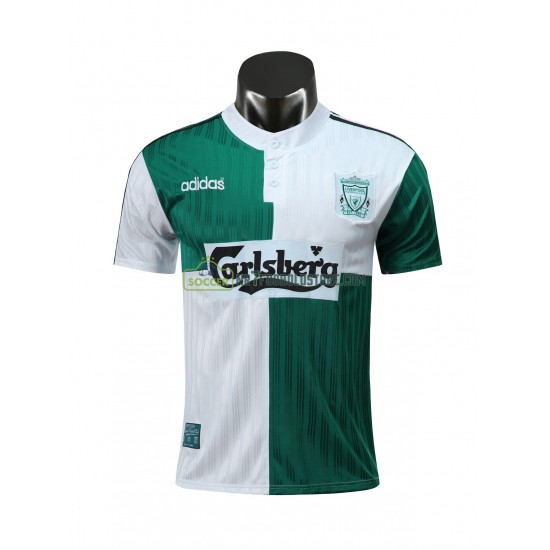 Liverpool Trøje Retro Udebane Fodboldsæt 1995 Kortærmet 